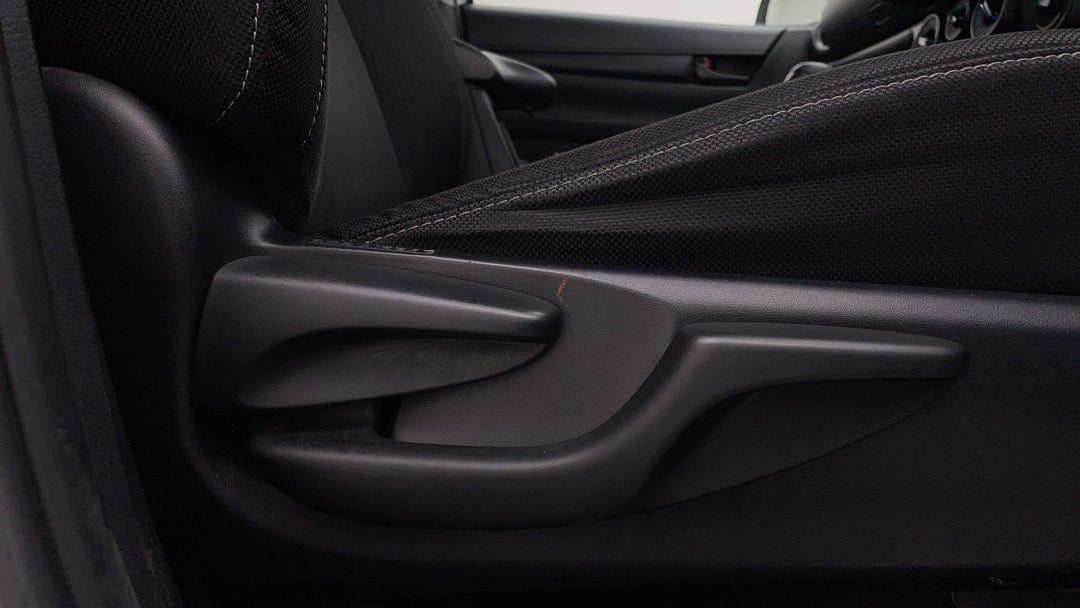 Drivers Side Adjustment Panel