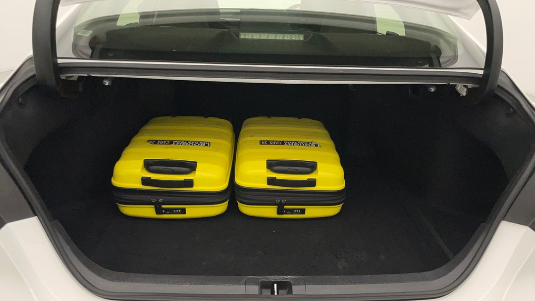 Boot Inside View with Luggage