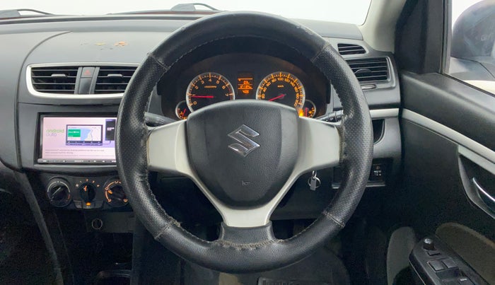 2015 Maruti Swift VXI, Petrol, Manual, 1,21,184 km, Steering Wheel Close Up