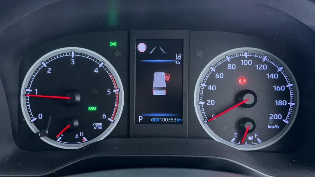 2020 Toyota Hiace Lwb, Automatic, 100353 km, Odometer View