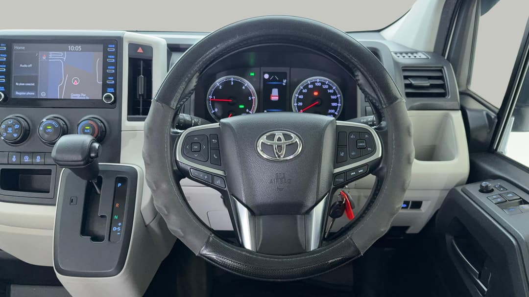 2020 Toyota Hiace Lwb, Automatic, 100353 km, Steering Wheel Close-up