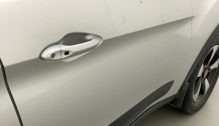 2017 Tata NEXON XZ PLUS PETROL, Petrol, Manual, 74,814 km, Driver-side door - Slightly dented
