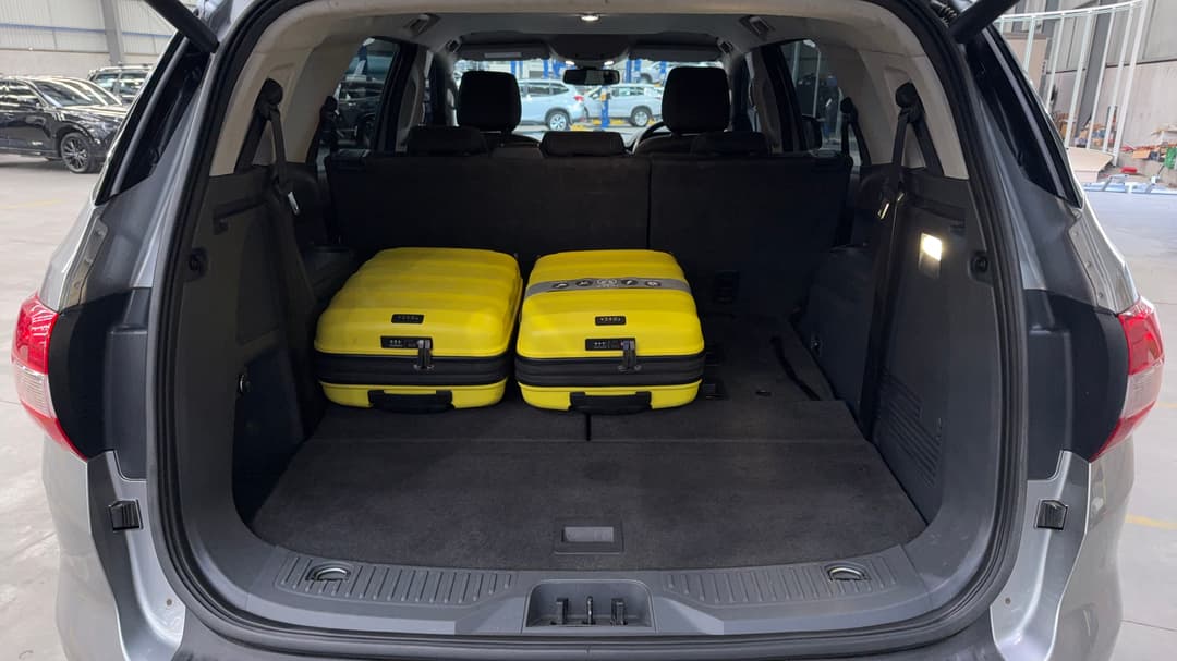 2016 Ford Everest Trend (RWD), Automatic, 105335 km, Boot Inside View with Luggage