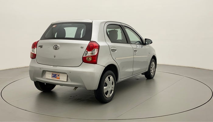 2013 Toyota Etios Liva G, Petrol, Manual, 58,634 km, Right Back Diagonal