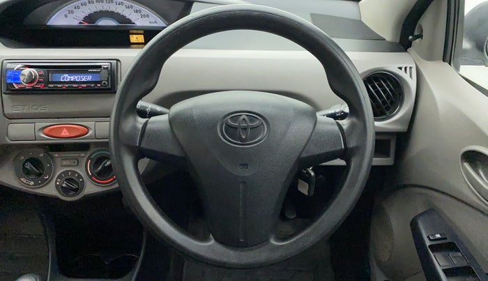 2011 Toyota Etios Liva G, Petrol, Manual, 44,799 km, Steering Wheel Close Up