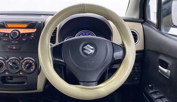 2017 Maruti Wagon R 1.0 VXI+ (O) MT, Petrol, Manual, 37,919 km, Steering Wheel Close Up