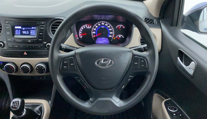 2016 Hyundai Grand i10 SPORTZ 1.2 KAPPA VTVT, Petrol, Manual, 34,047 km, Steering Wheel Close Up