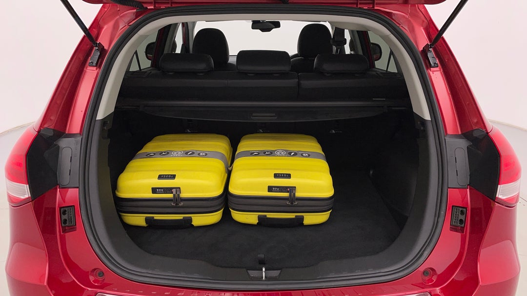 Boot Inside View with Luggage