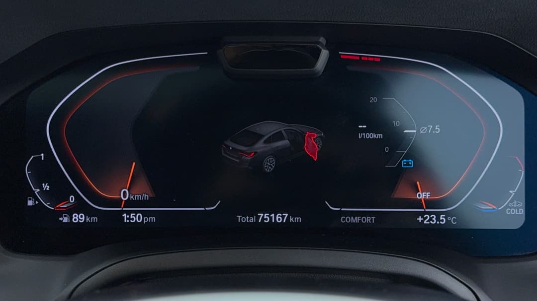 2022 BMW 4 30i M Sport Gran Coupe, Automatic, 75167 km, Odometer View