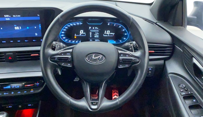 2021 Hyundai NEW I20 N LINE N8 1.0 TURBO GDI DCT DUAL TONE, Petrol, Automatic, 24,347 km, Steering Wheel Close Up