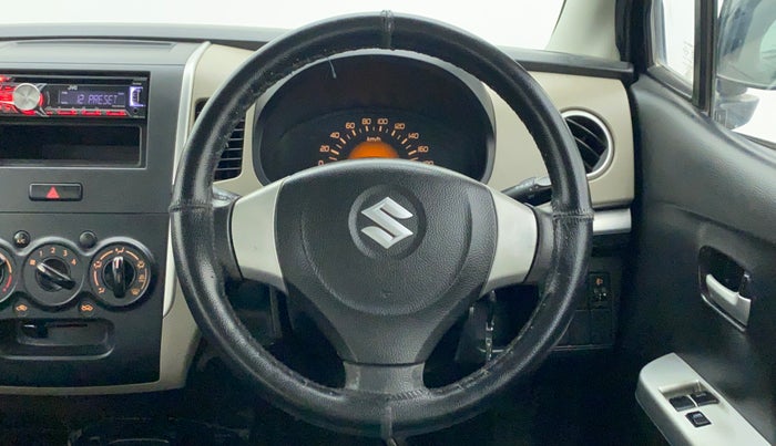 2014 Maruti Wagon R 1.0 LXI, Petrol, Manual, 59,632 km, Steering Wheel Close Up