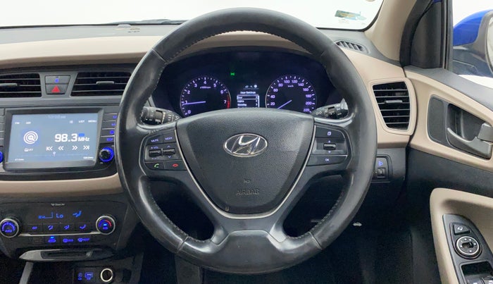 2017 Hyundai Elite i20 ASTA 1.2 (O), Petrol, Manual, 1,46,066 km, Steering Wheel Close Up