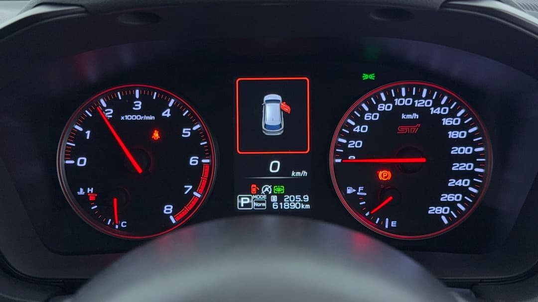 2023 Subaru WRX Ts (AWD), Automatic, 61890 km, Odometer View