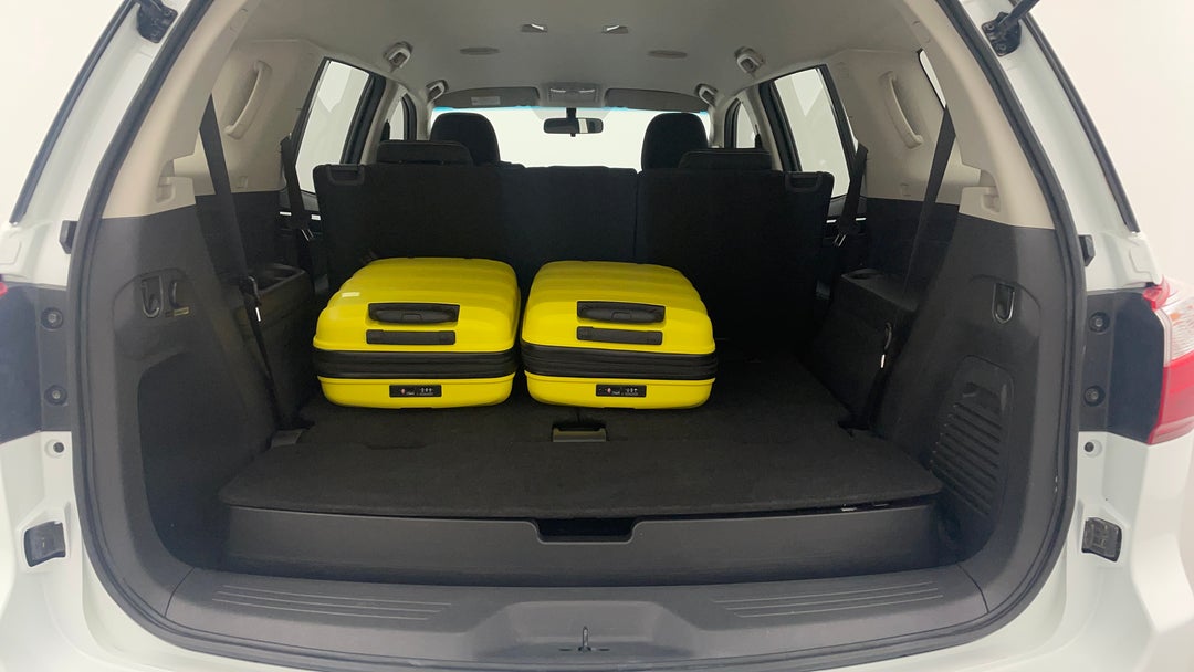 Boot Inside View with Luggage