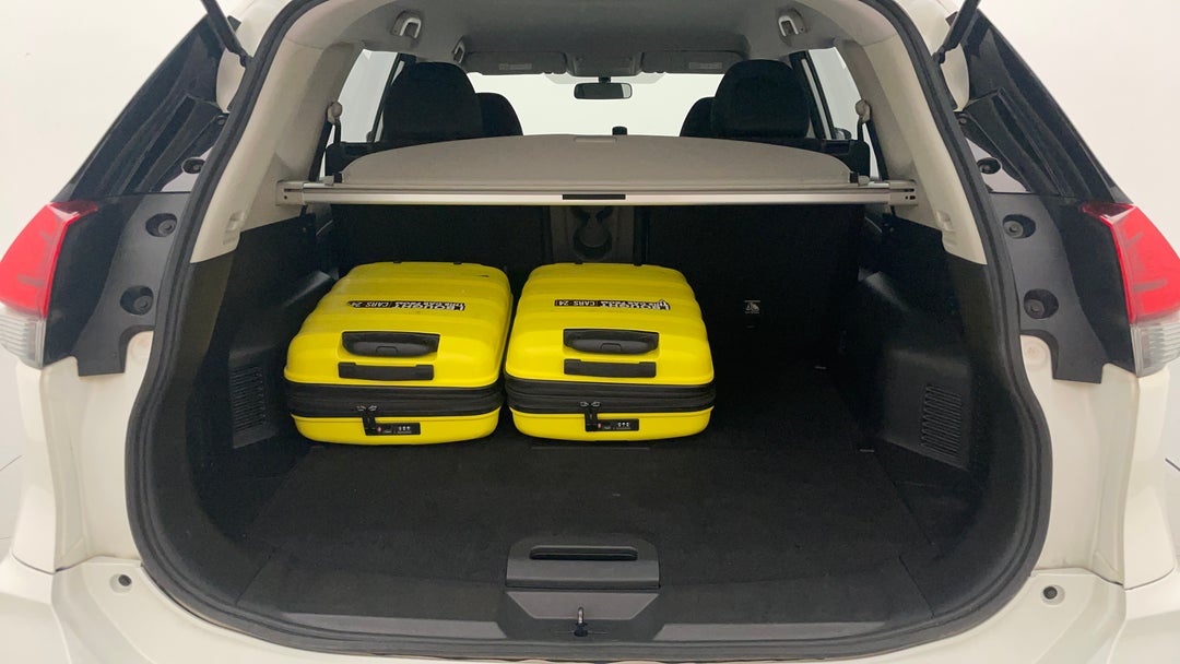 Boot Inside View with Luggage