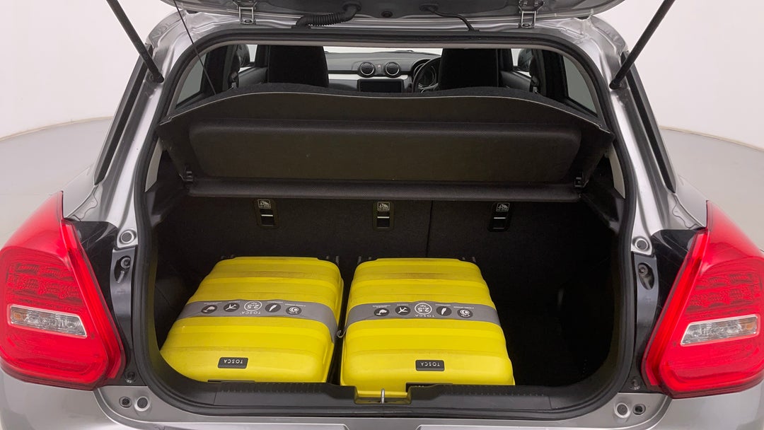Boot Inside View with Luggage