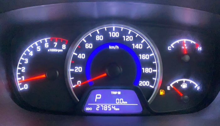 2018 Hyundai Grand i10 SPORTZ AT 1.2 KAPPA VTVT, Petrol, Automatic, 27,854 km, Odometer Image