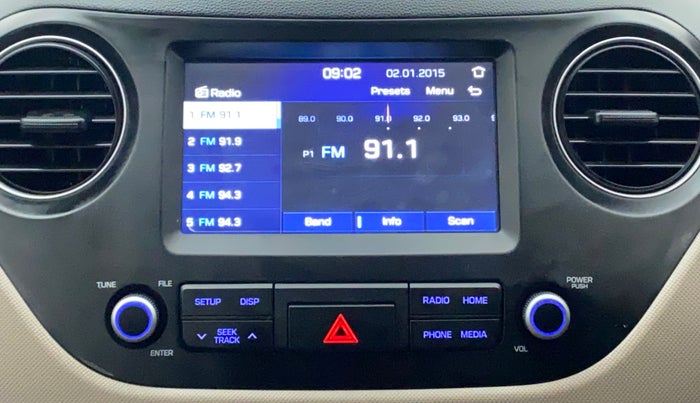 2018 Hyundai Grand i10 SPORTZ AT 1.2 KAPPA VTVT, Petrol, Automatic, 27,854 km, Infotainment System