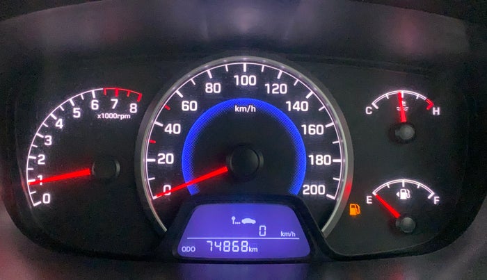 2016 Hyundai Grand i10 ASTA (O) 1.2 KAPPA VTVT, Petrol, Manual, 74,868 km, Odometer Image