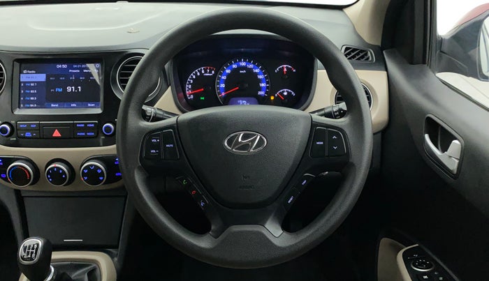 2017 Hyundai Xcent SX 1.2, Petrol, Manual, 33,856 km, Steering Wheel Close Up