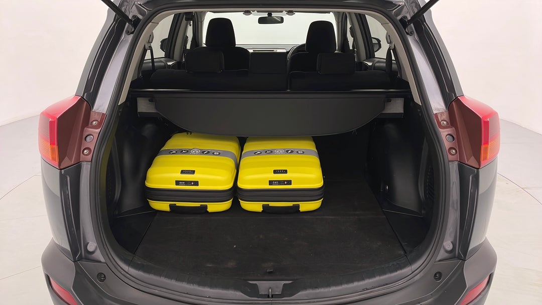 Boot Inside View with Luggage