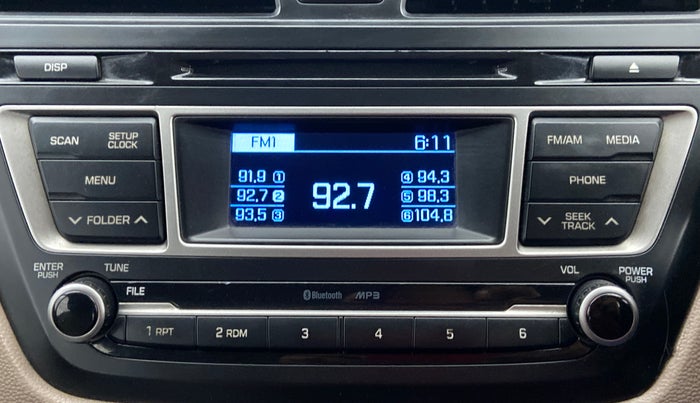 2015 Hyundai Elite i20 ASTA 1.2, Petrol, Manual, 54,141 km, Infotainment System