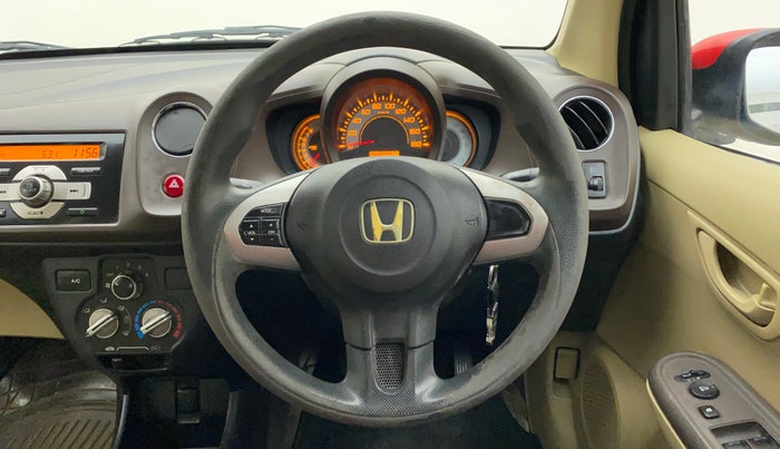 2013 Honda Brio S MT, Petrol, Manual, 68,998 km, Steering Wheel Close Up