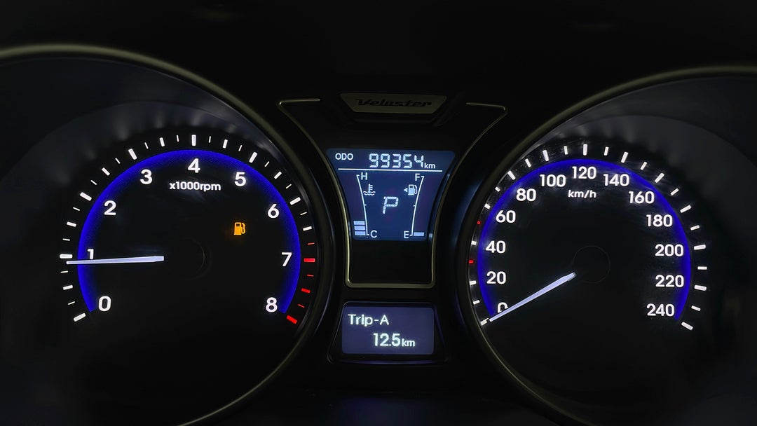 2013 Hyundai Veloster Sr Turbo, Automatic, 99354 km, Odometer View