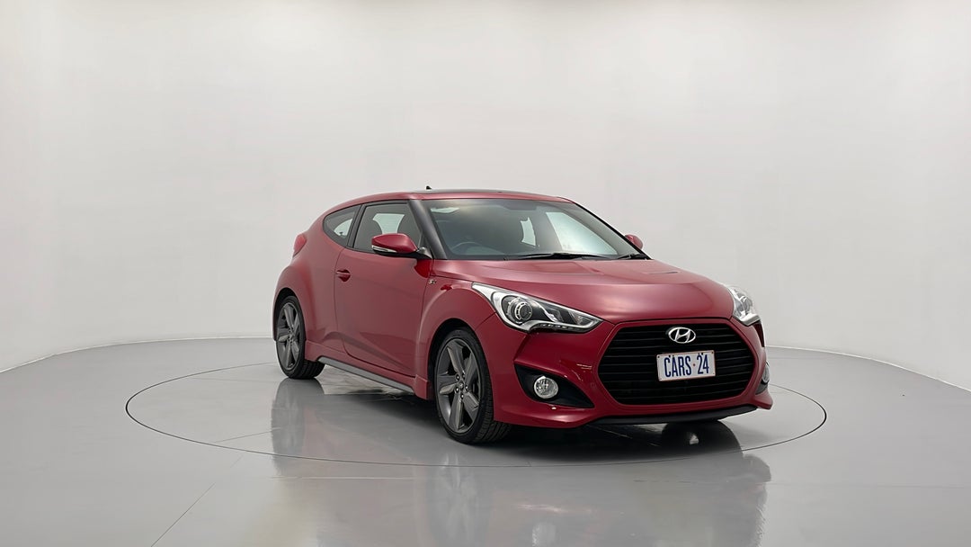2013 Hyundai Veloster Sr Turbo, Automatic, 99354 km, Right Front Diagonal (45- Degree) View