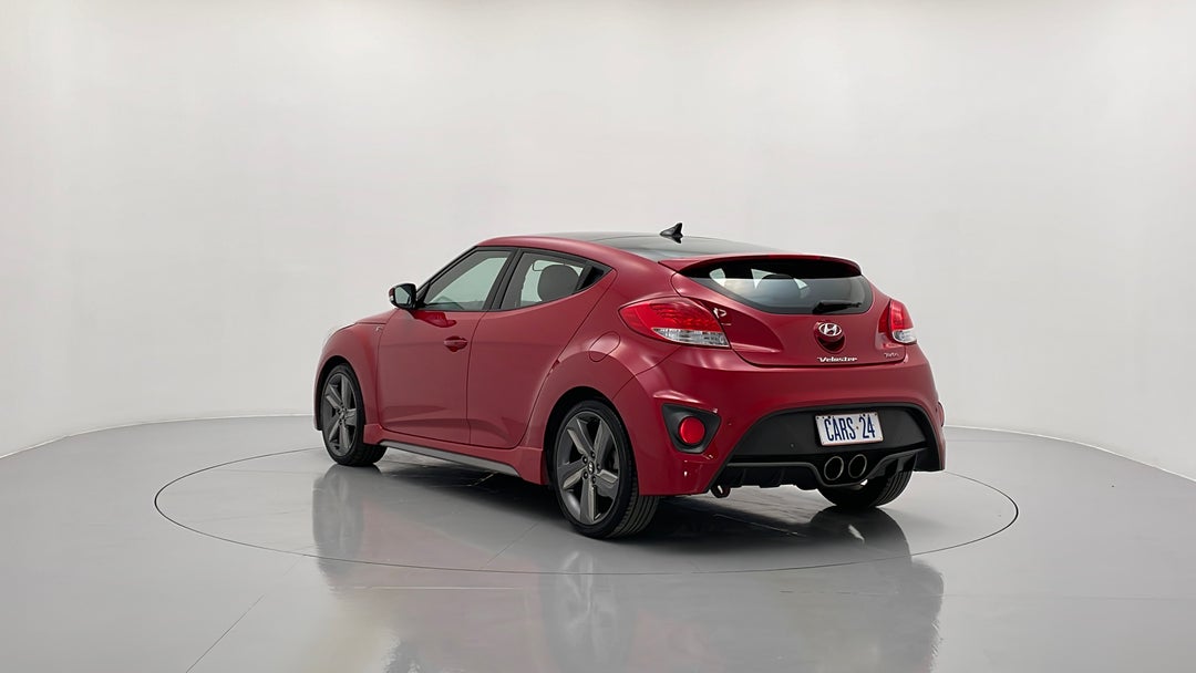 2013 Hyundai Veloster Sr Turbo, Automatic, 99354 km, Left Back Diagonal (45- Degree) View