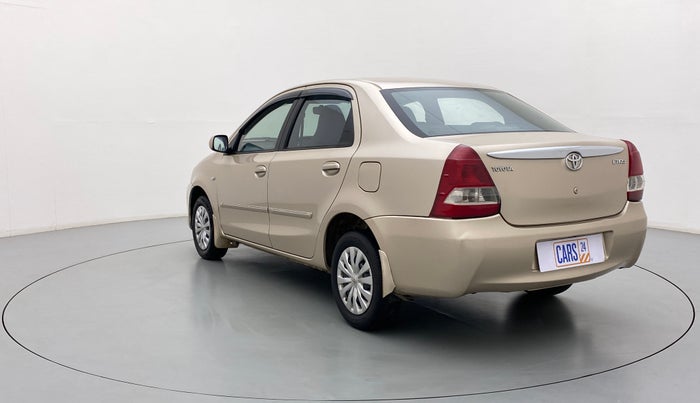 2011 Toyota Etios G, Petrol, Manual, 39,508 km, Left Back Diagonal
