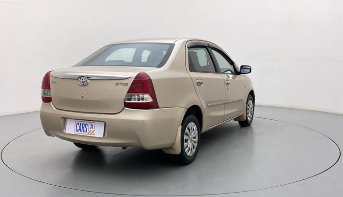 2011 Toyota Etios G, Petrol, Manual, 39,508 km, Right Back Diagonal