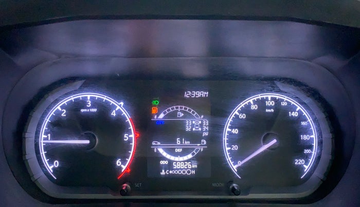 2021 Tata Safari XT PLUS, Diesel, Manual, 58,825 km, Odometer Image