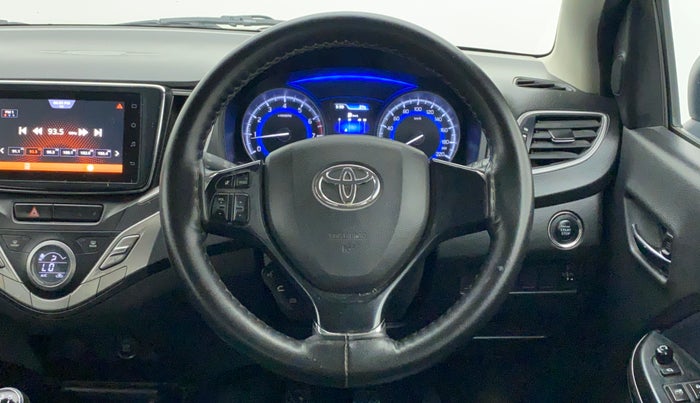 2019 Toyota Glanza G ISG, Petrol, Manual, 20,361 km, Steering Wheel Close Up