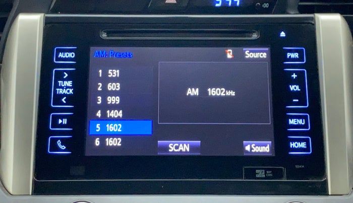 2017 Toyota Innova Crysta 2.8 ZX AT 7 STR, Diesel, Automatic, 85,182 km, Infotainment System