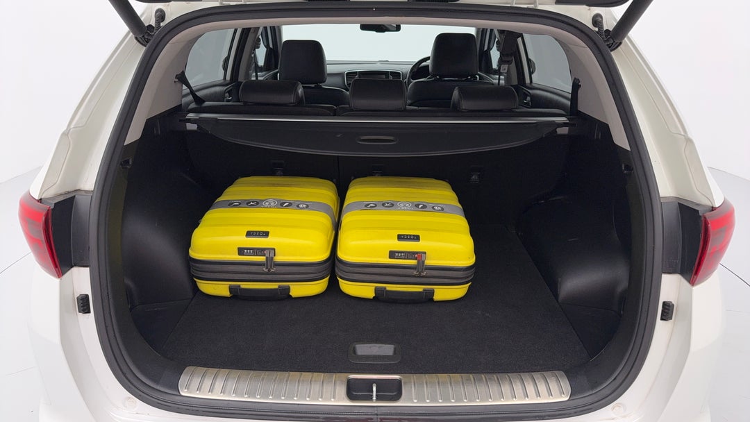 Boot Inside View with Luggage