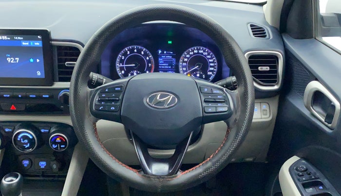 2019 Hyundai VENUE SX PLUS 1.0 TURBO DCT DUAL TONE, Petrol, Automatic, 63,282 km, Steering Wheel Close Up
