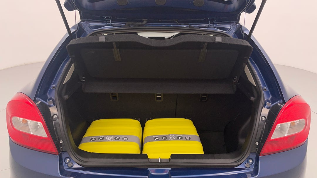 Boot Inside View with Luggage