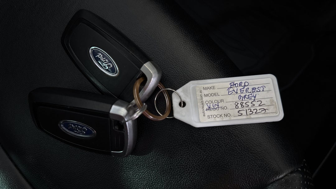 2021 Ford Everest Sport (4WD), Automatic, 81753 km, Key Close-up