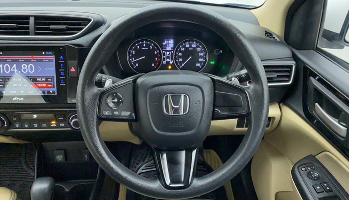 2021 Honda Amaze 1.2 V CVT I VTEC, Petrol, Automatic, 11,880 km, Steering Wheel Close Up