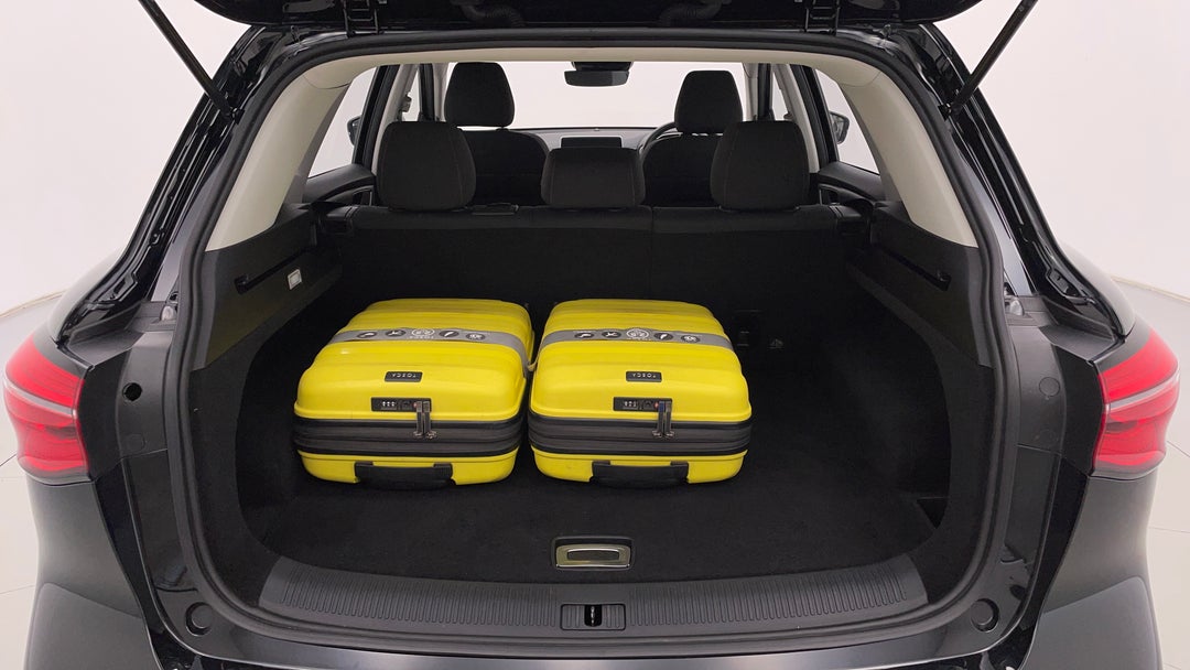 Boot Inside View with Luggage