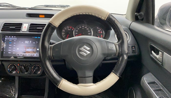 2011 Maruti Swift VXI, Petrol, Manual, 1,04,553 km, Steering Wheel Close Up