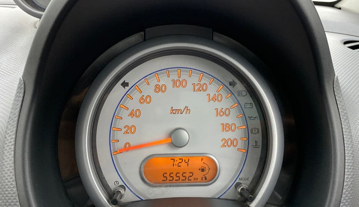 2012 Maruti Ritz VXI, Petrol, Manual, 55,618 km, Odometer Image