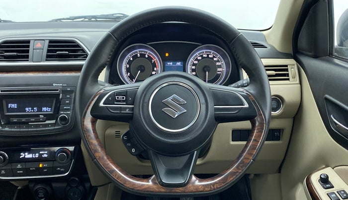 2019 Maruti Dzire ZXI, Petrol, Manual, 8,087 km, Steering Wheel Close Up