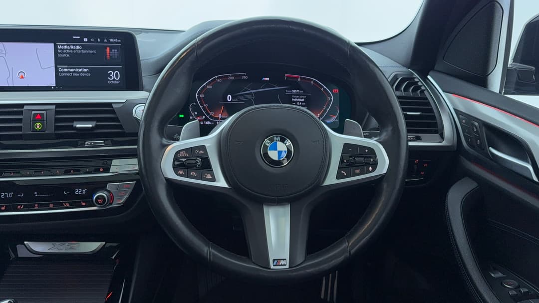 2020 BMW X3 xDrive30i M Sport, Automatic, 59571 km, Steering Wheel Close-up