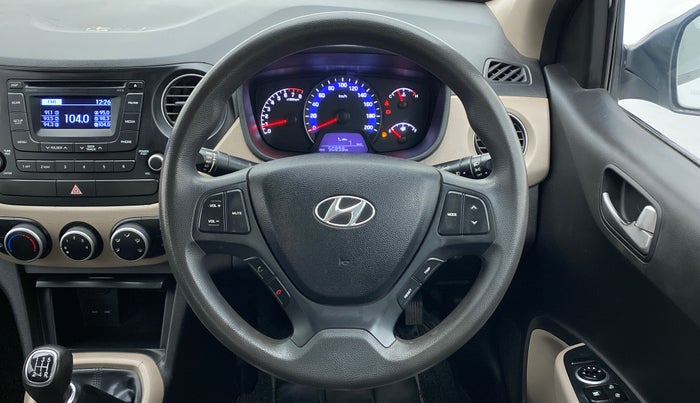 2014 Hyundai Xcent S 1.2 OPT, Petrol, Manual, 50,898 km, Steering Wheel Close Up