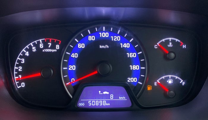 2014 Hyundai Xcent S 1.2 OPT, Petrol, Manual, 50,898 km, Odometer Image