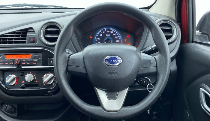 2018 Datsun Redi Go S, Petrol, Manual, 16,397 km, Steering Wheel Close Up