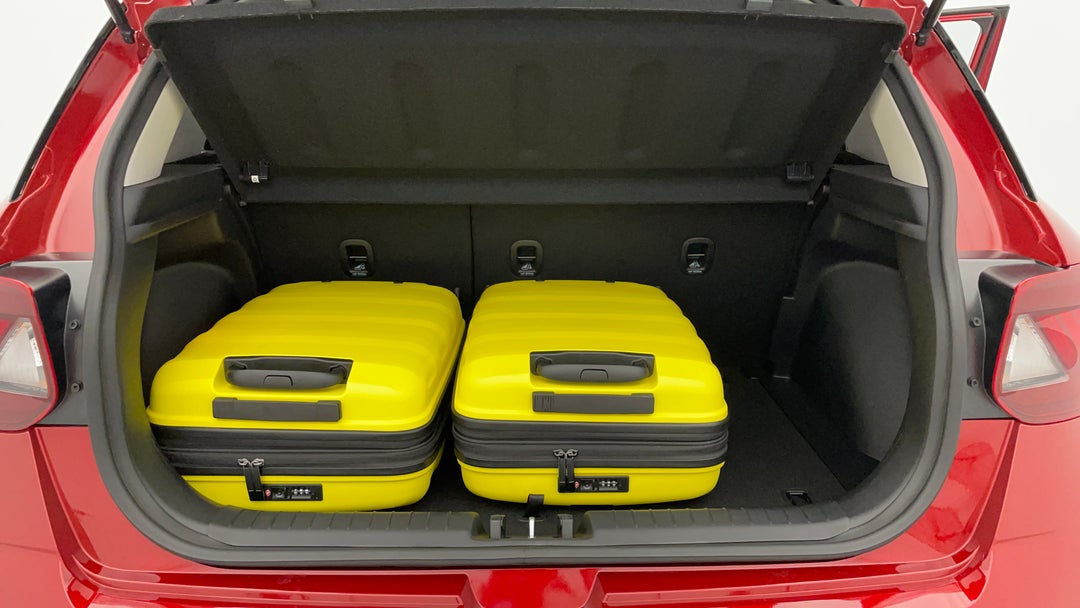 Boot Inside View with Luggage