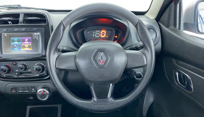 2019 Renault Kwid RXT 1.0 EASY-R AT OPTION, Petrol, Automatic, 4,297 km, Steering Wheel Close Up
